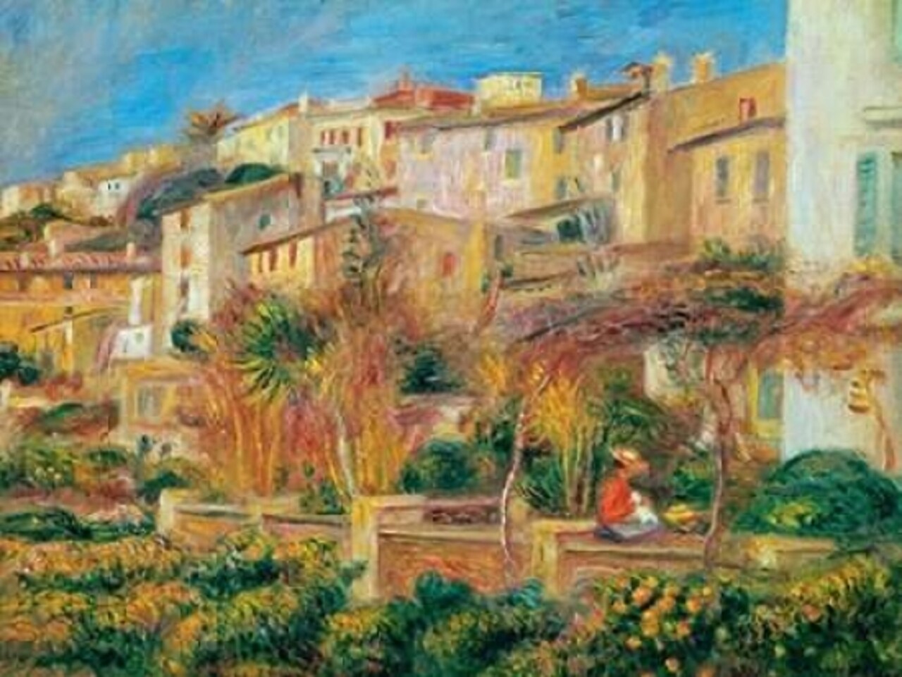 Terrace a Cagnes sur Mer Poster Print by Pierre-Auguste Renoir - Item # VARPDX3PR3030